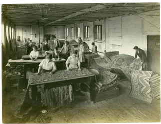 Finishing Room, Carpet Room, 1923
